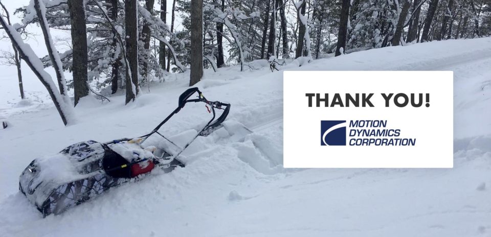 Thanks, Motion Dynamics Corporation!