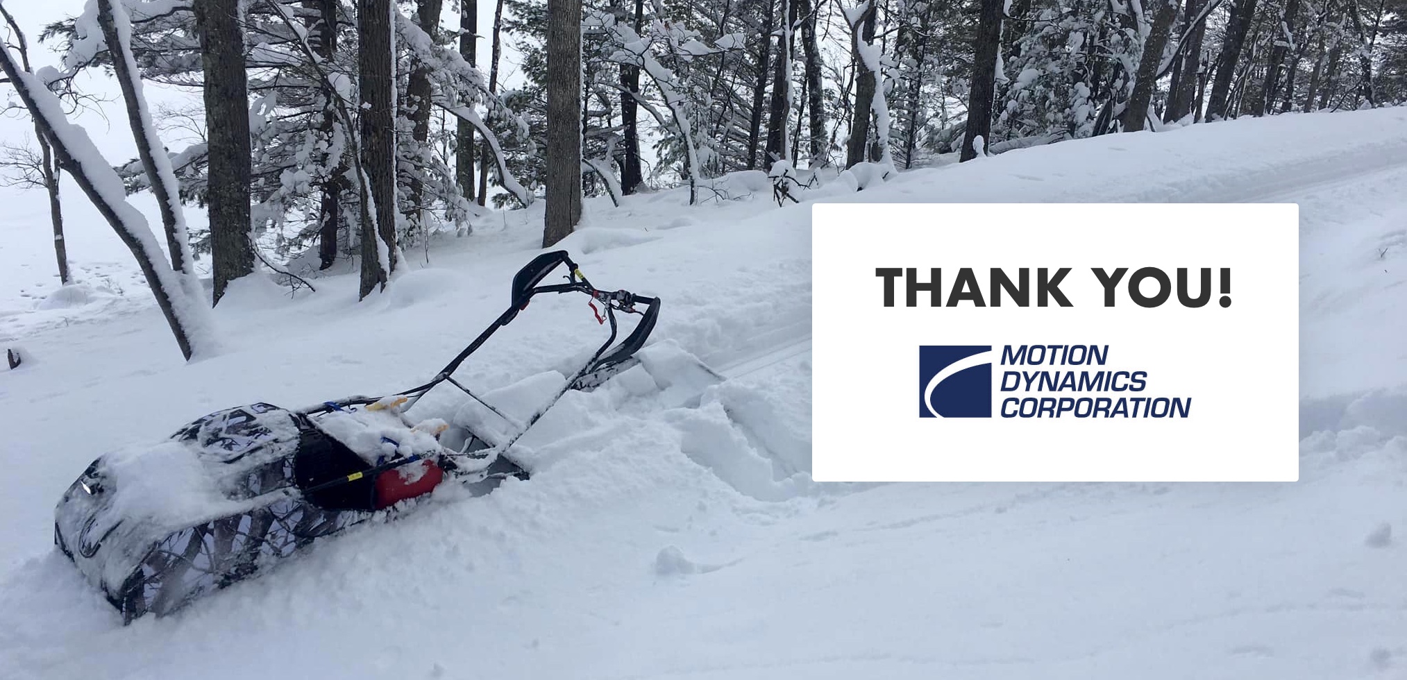 Thanks, Motion Dynamics Corporation!